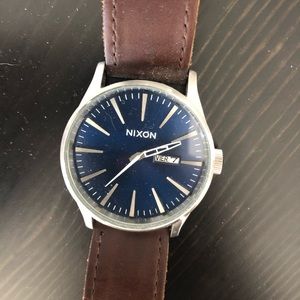 Nixon Sentry Watch Blue Face